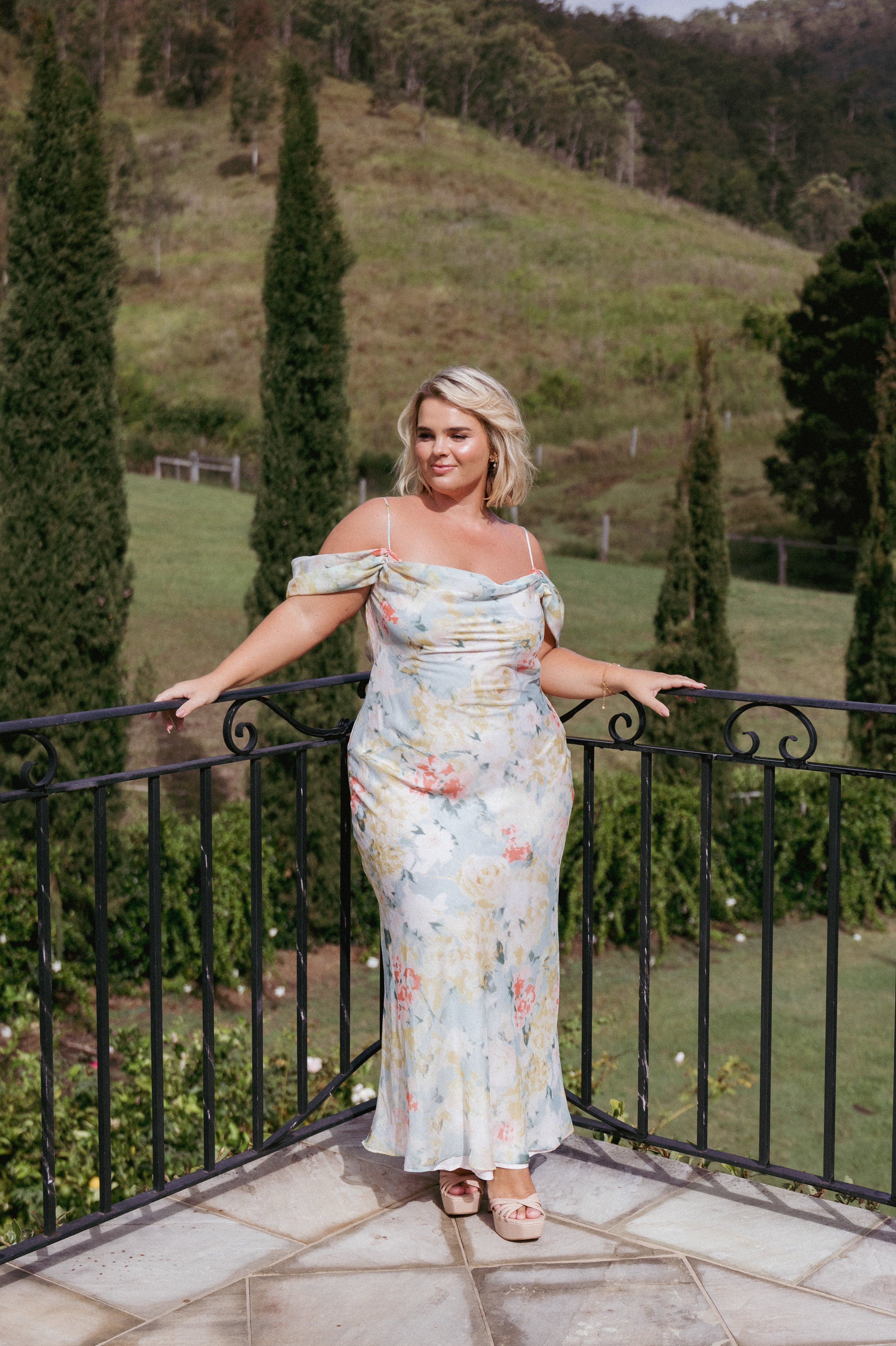 Elegant Esther Midi Dress for Women - Flowy A-Line Summer Dress with Pockets - Perfect for Weddings, Parties & Office Wear