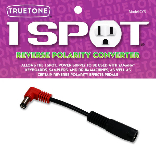 TrueTone CYR Reverse Polarity Converter - 12V DC Power Adapter for Car Audio & Marine Electronics | Prevent Damage to Vehicle Electrical Systems