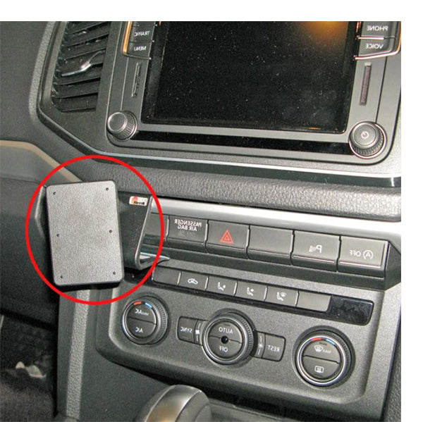 ClicOn No Holes Angled Dash Mount for Volkswagen Amarok (2017-2023) - Secure Phone Holder for Hands-Free Navigation & Driving