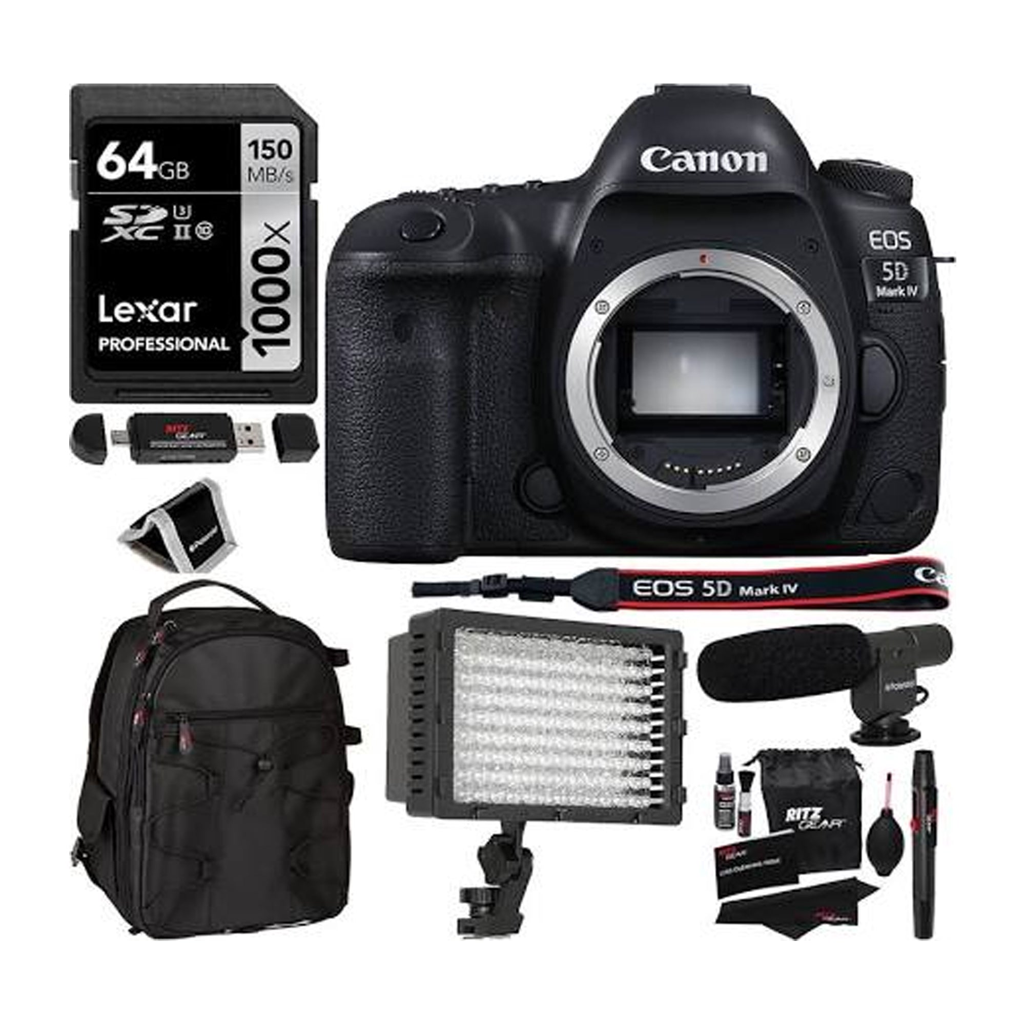Canon EOS 5D Mark IV DSLR Camera Body Only - Professional Full Frame Digital Camera with 30.4MP Sensor, 4K Video & WiFi - Perfect for Wedding Photography, Travel & Vlogging