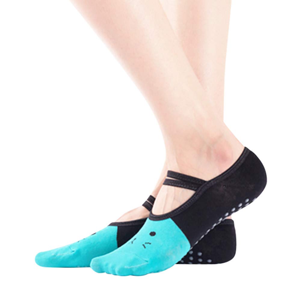 Anti-Slip Yoga Socks for Women - Breathable Finger Separated Ballet Dance Socks with Compression Support | Perfect for Yoga, Pilates, Barre & Home Workouts