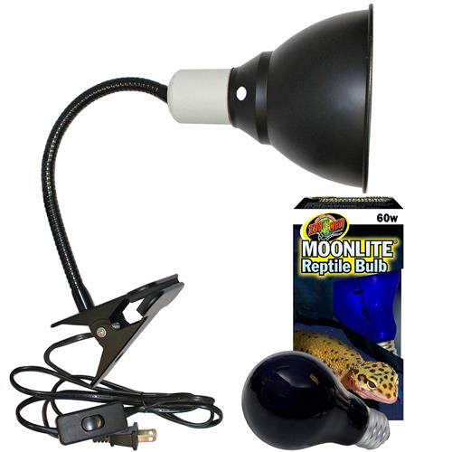 Moonlite LED Clamp Light with Bulb - Adjustable Gooseneck Desk Lamp for Reading, Crafting & Workspace Lighting - Dimmable Task Light for Home Office, Studio & Workshop
