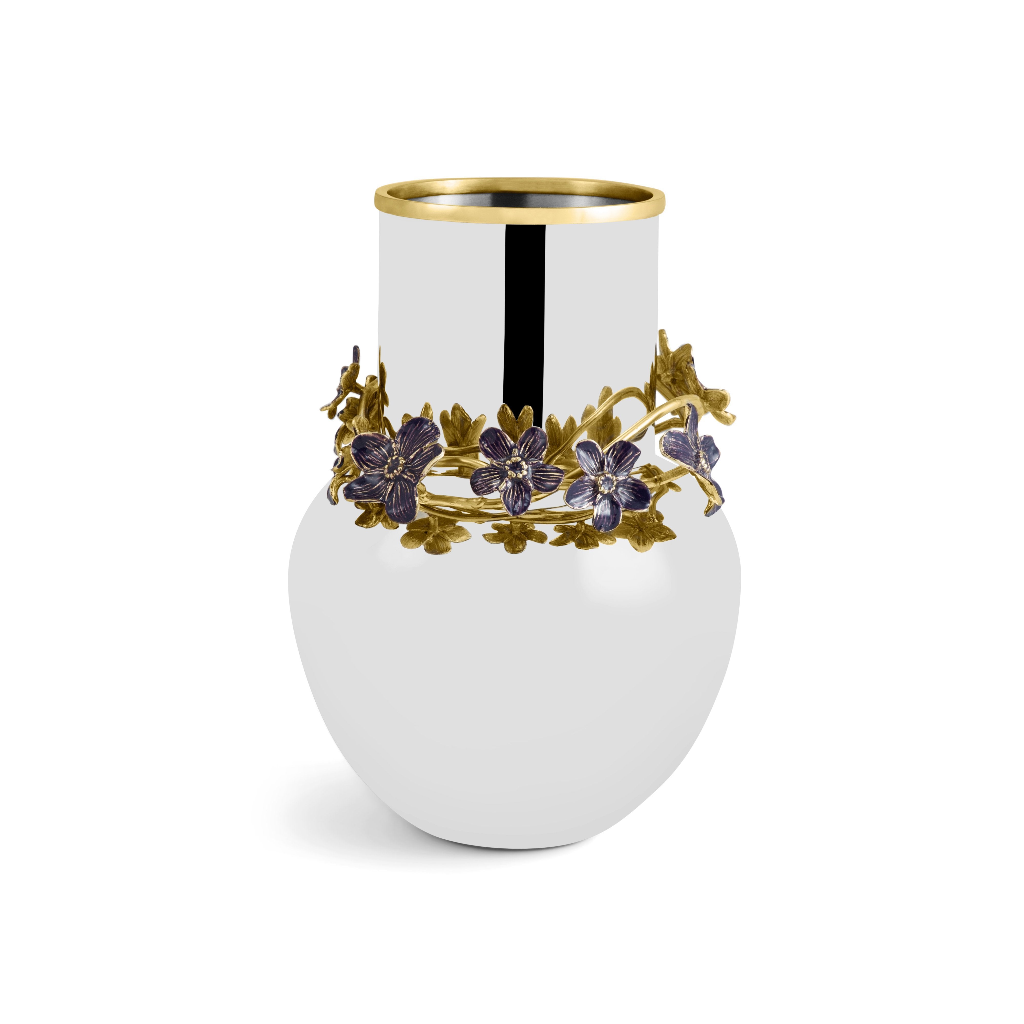 Forget Me Not Vase - Elegant Glass Flower Vase for Home Decor, Wedding Centerpieces & Gift Giving | Perfect for Fresh Flowers, Table Decorations & Special Occasions