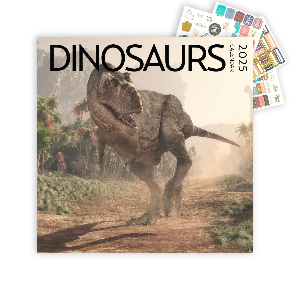 2025 Dinosaur Wall Calendar - Large 12