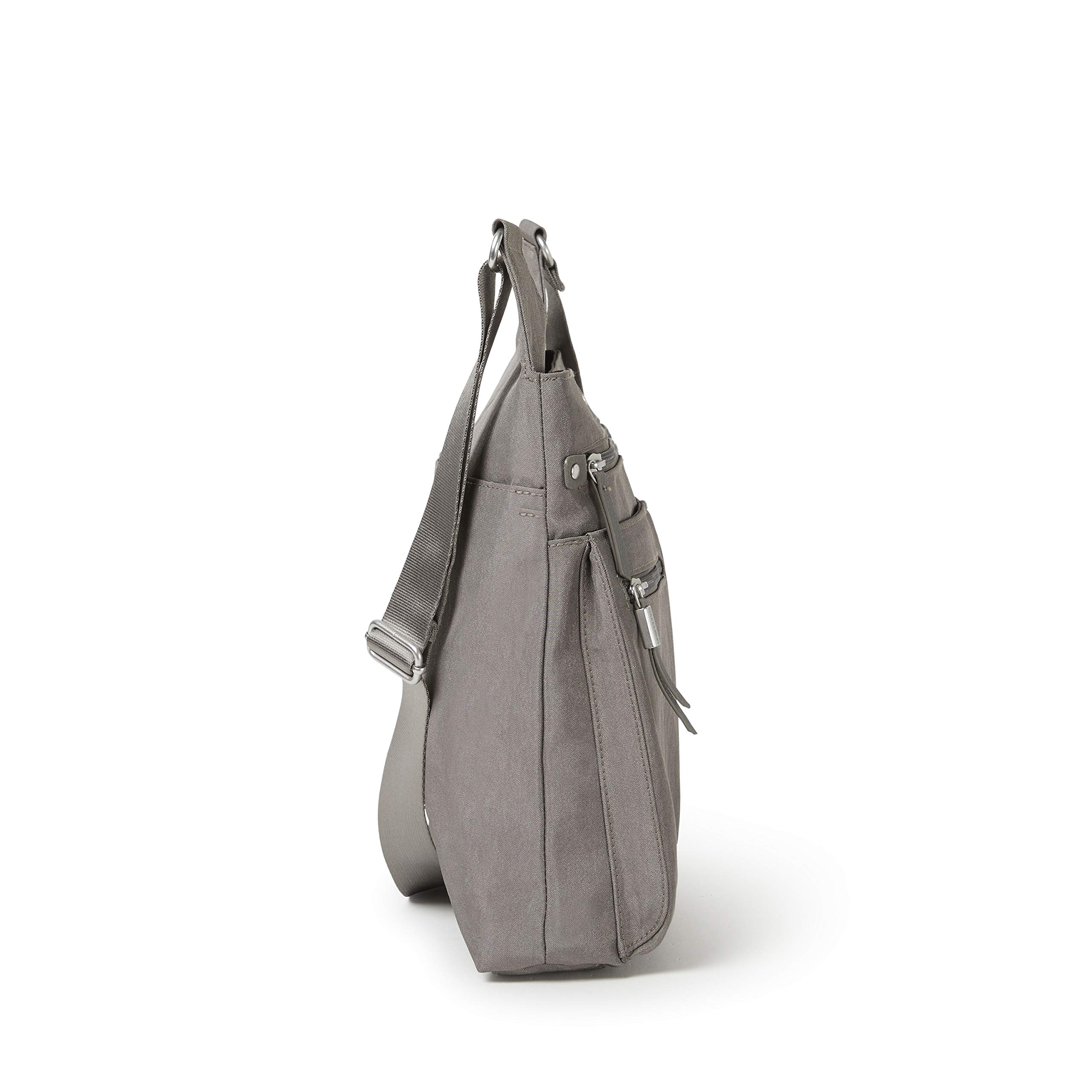 Baggallini On Track RFID Blocking Crossbody Bag with Phone Wristlet - Secure Travel Purse for Women, Everyday Use & Commuting
