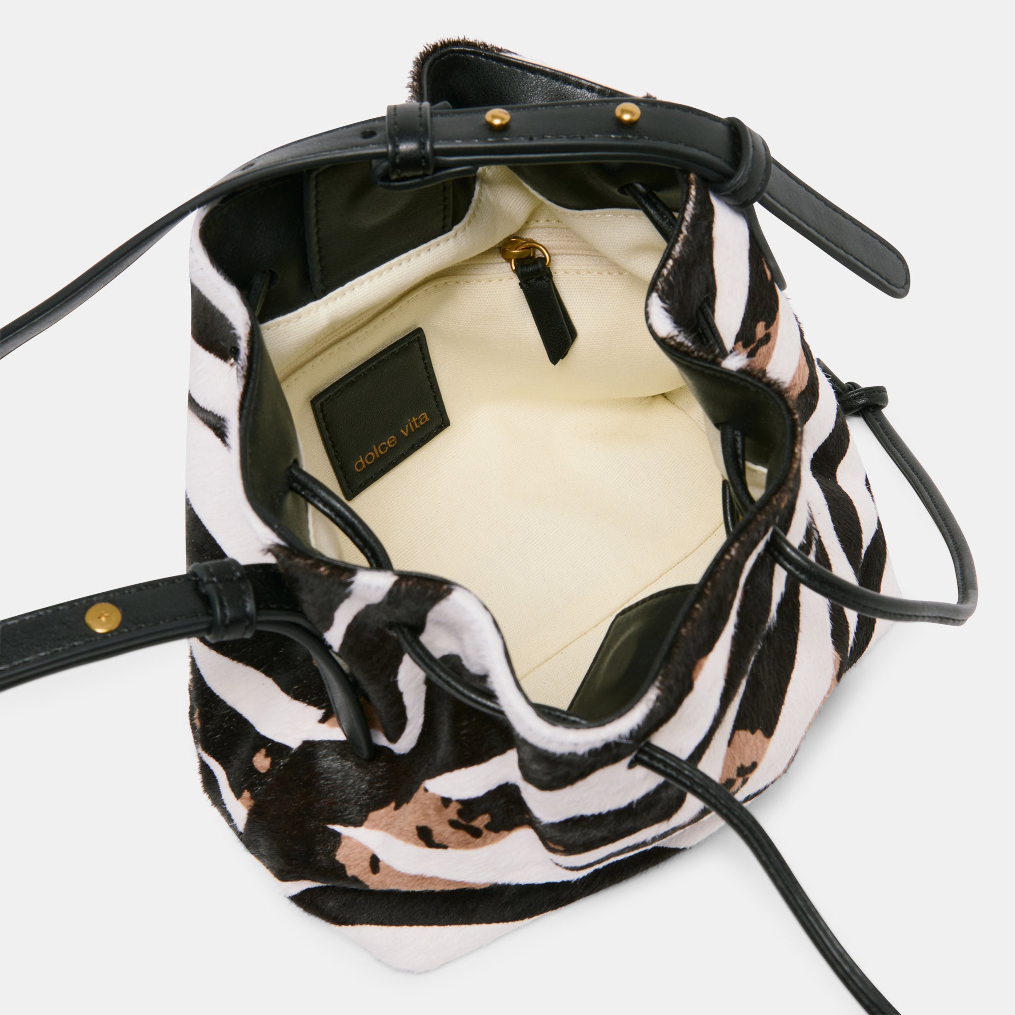 RANDI Crossbody Bag - Zebra Print Calf Hair Purse for Women | Stylish & Trendy Handbag for Everyday Use, Parties & Travel