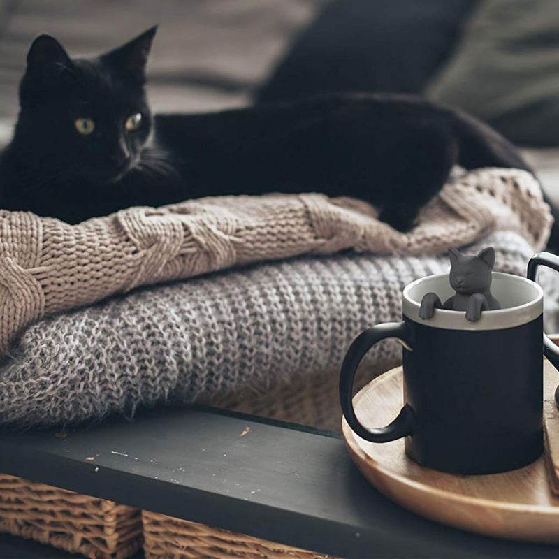 Purrfect Brew Cat Tea Infuser - Adorable Cat-Shaped Loose Leaf Tea Strainer for Tea Lovers, Perfect for Home, Office & Gift Giving