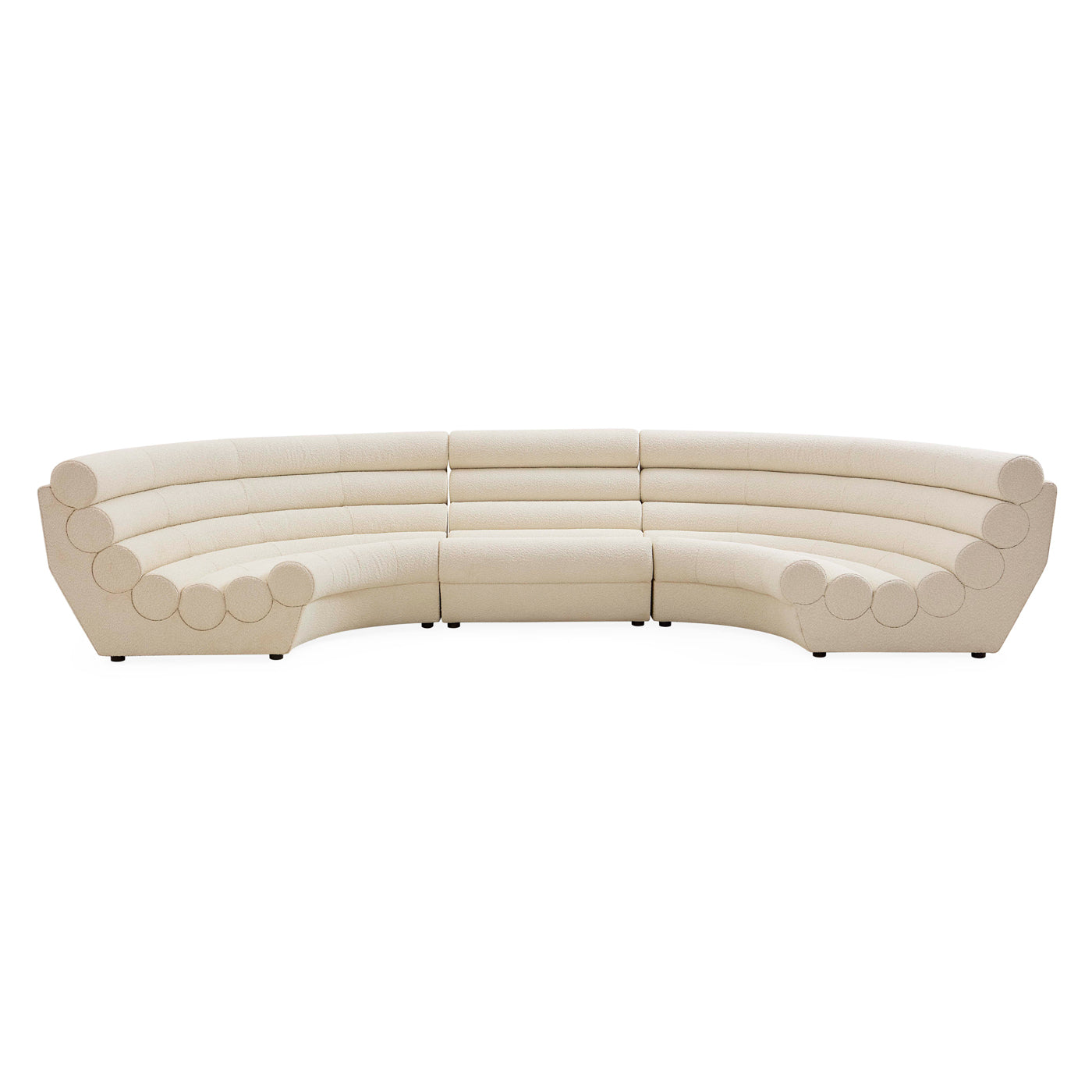 Futura 3-Piece U-Shaped Sectional Sofa Set - Modern L-Shaped Couch with Chaise Lounge for Living Room, Family Room, and Home Theater Comfort