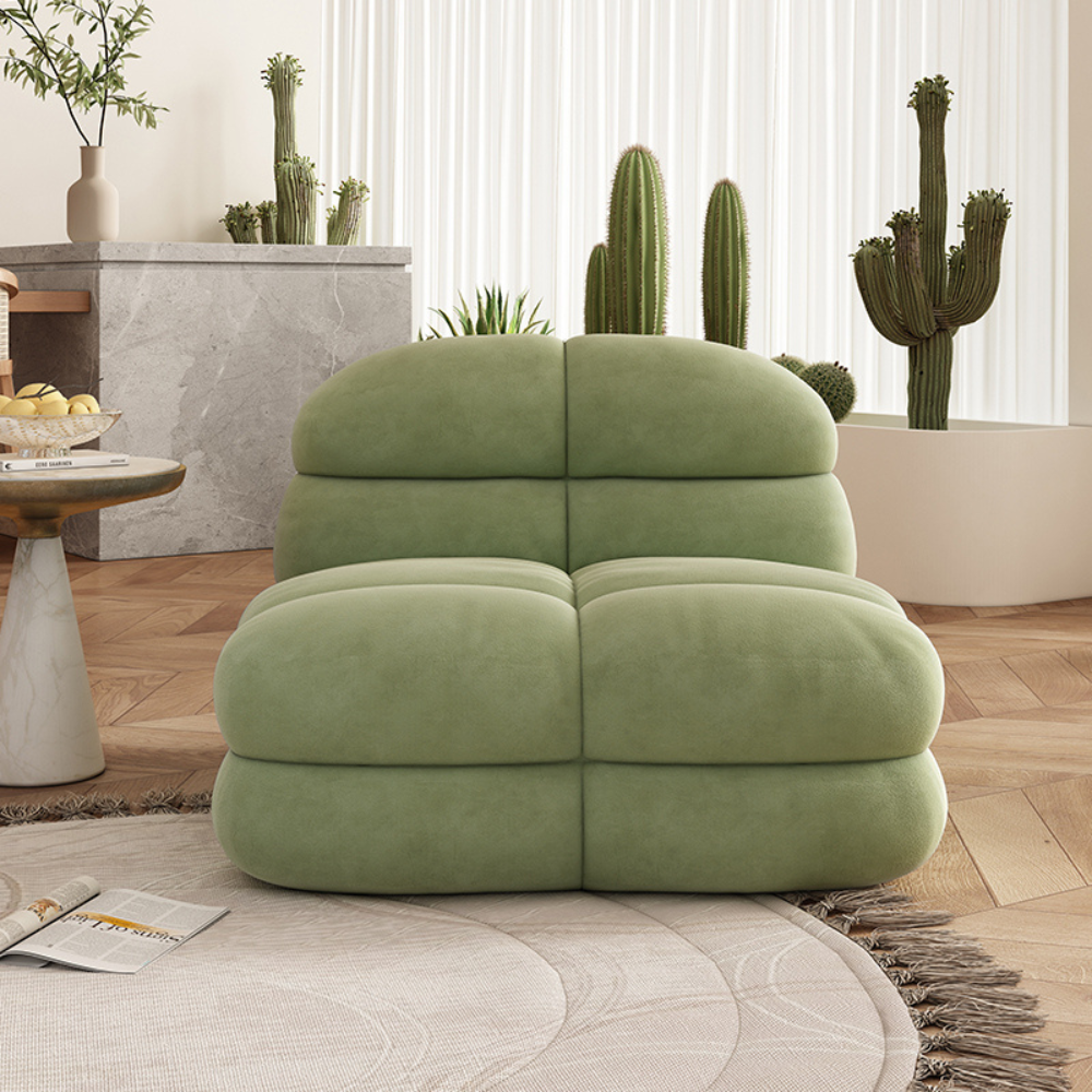 Luxury Bubble Puff Italian Sofa - Plush Comfortable Living Room Couch for Modern Home Decor | Perfect for Lounge, Family Room & Apartment Living