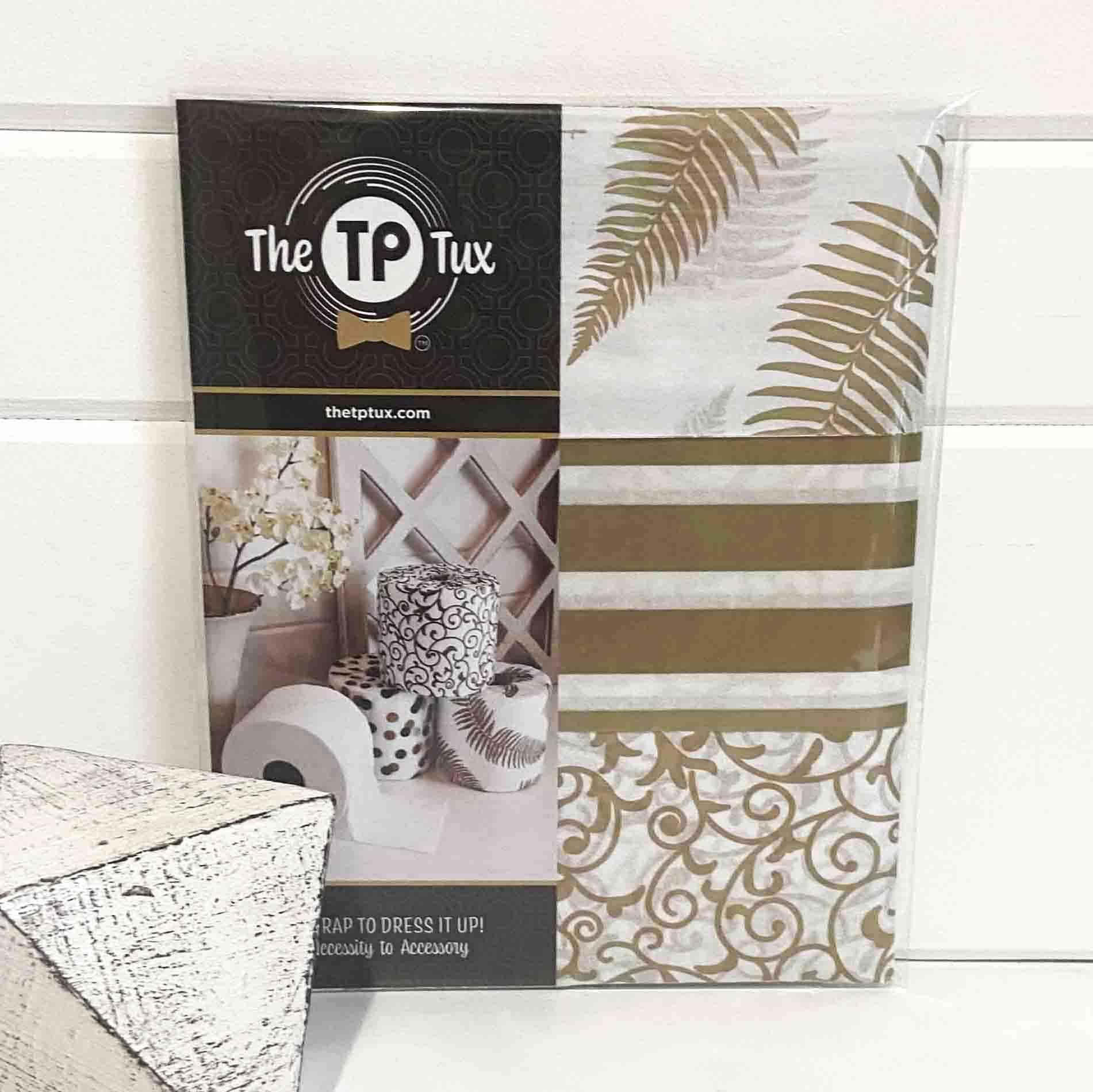 Decorative Toilet Paper Covers Set of 9 - 3 Unique Frond Stripes Designs - Universal Fit for All Standard Toilet Paper Rolls - Perfect for Bathroom Decor, Housewarming Gifts & Home Styling