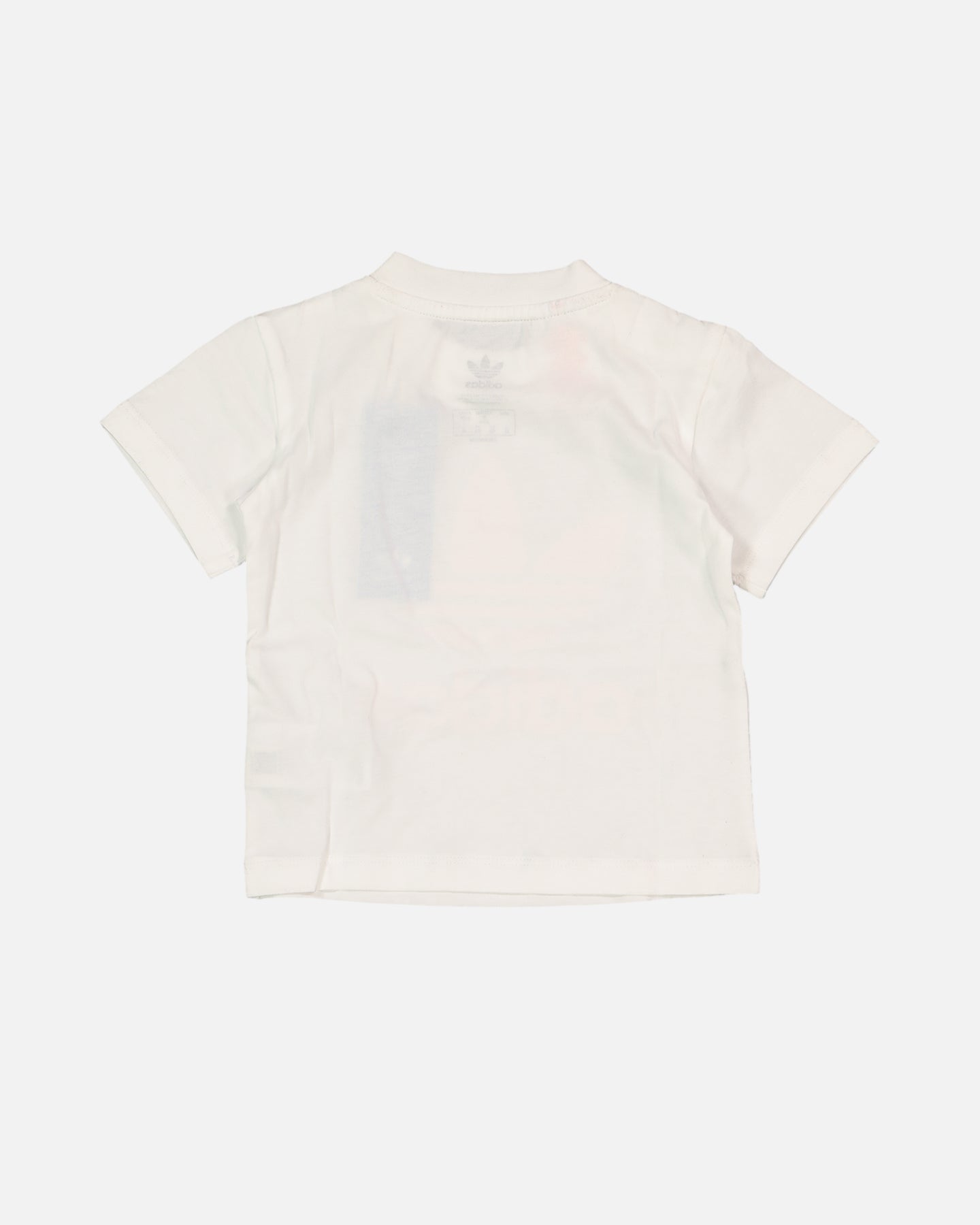 Adidas Infant Trefoil Short Sleeve Tee & Shorts Set - White & Bliss Pink - Comfortable Baby Outfit for Playtime & Casual Wear