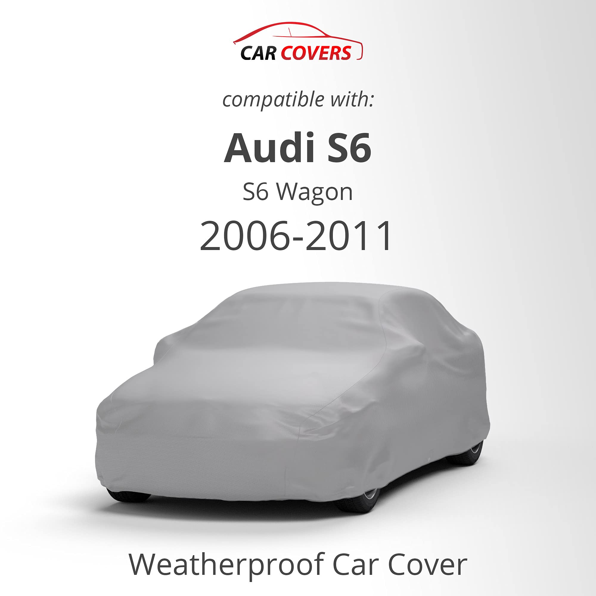 Weatherproof Car Cover for Audi S6 Wagon 2006-2011 - Outdoor Protection with Lock