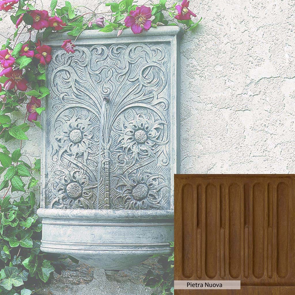 Campania International Sussex Wall Fountain - Outdoor Garden Water Feature for Patio, Yard, and Landscape Decor