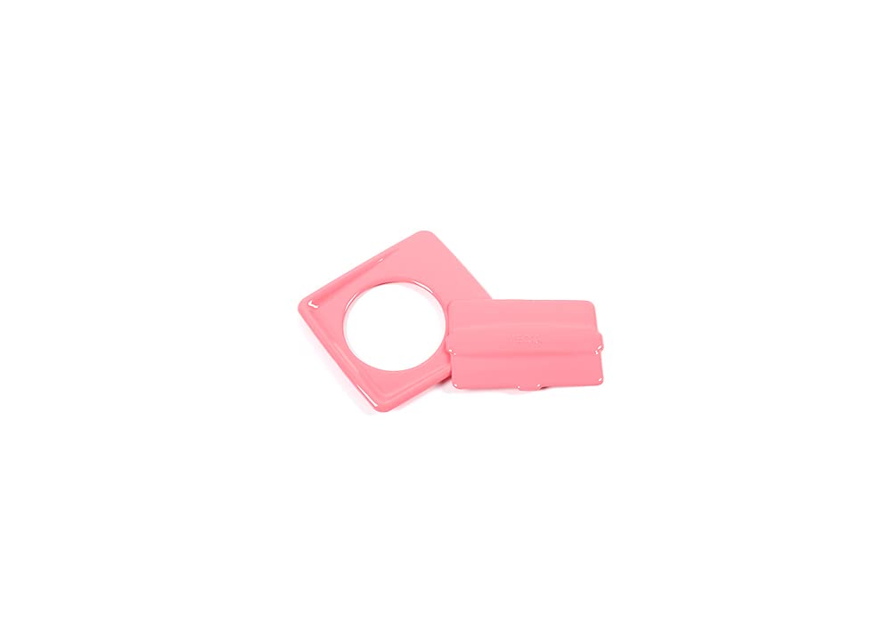 Pink Interior Accessories Cigarette Lighter & USB Socket Panel Cover Frame Trim for Jeep Wrangler JL & Gladiator JT 2018+ - Perfect for Car Customization & Off-Road Adventures