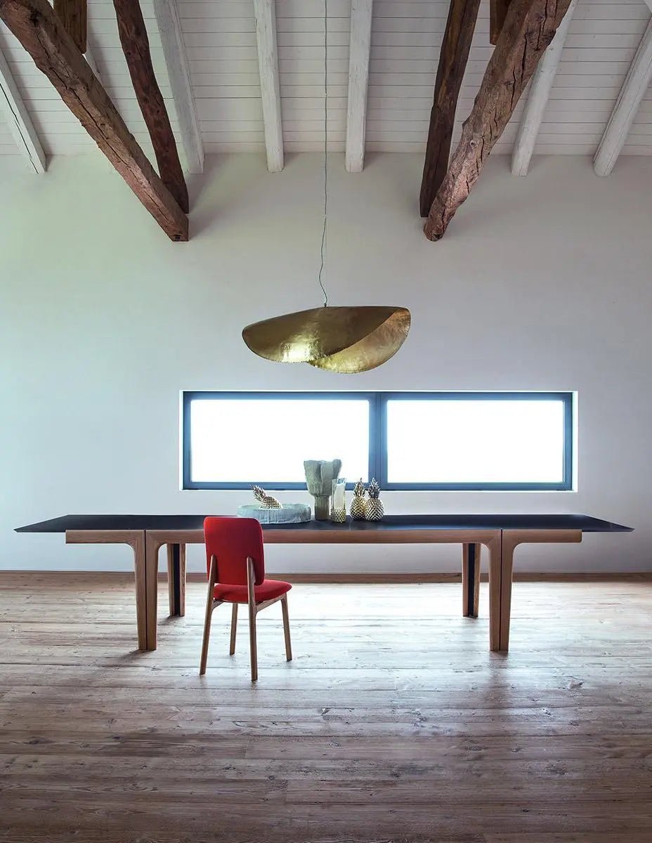 Bross Extendable Dining Table - Expandable Wooden Table for Small Spaces | Perfect for Family Gatherings & Dinner Parties