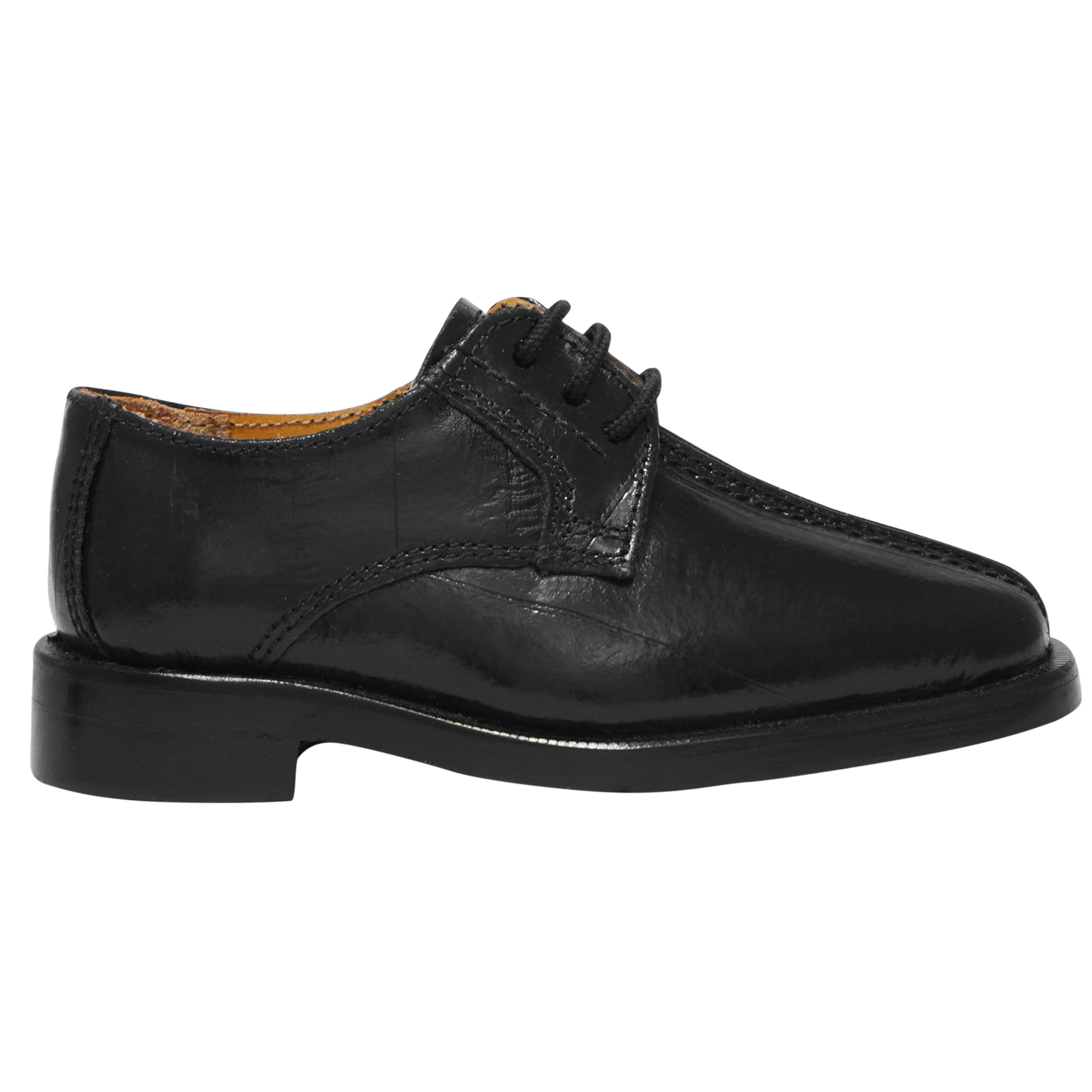 LIBERTYZENO Boys Animal Print Genuine Leather Oxford Dress Shoes - Toddler Lace-Up Formal Shoes for Easter, School & Special Occasions