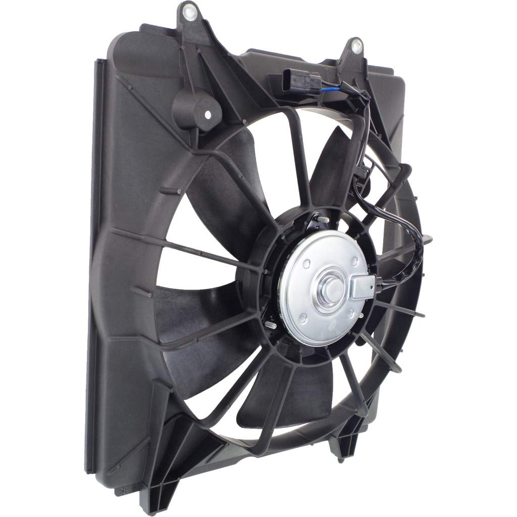 Honda CR-V Radiator Fan Driver Side 2010-2016 - Single Fan for 4 Cylinder Models | OEM Part Numbers HO3115155 & 38616RB0003 | Perfect for Engine Cooling System Replacement & Repair