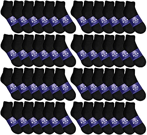 48 Pairs Mens Black