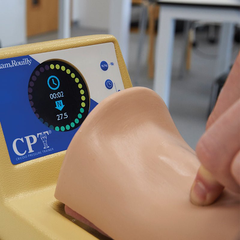 Digital Cricoid Pressure Trainer® - Medical Training Device for Airway Management & Anesthesia Practice - Perfect for EMTs, Nurses & Medical Students