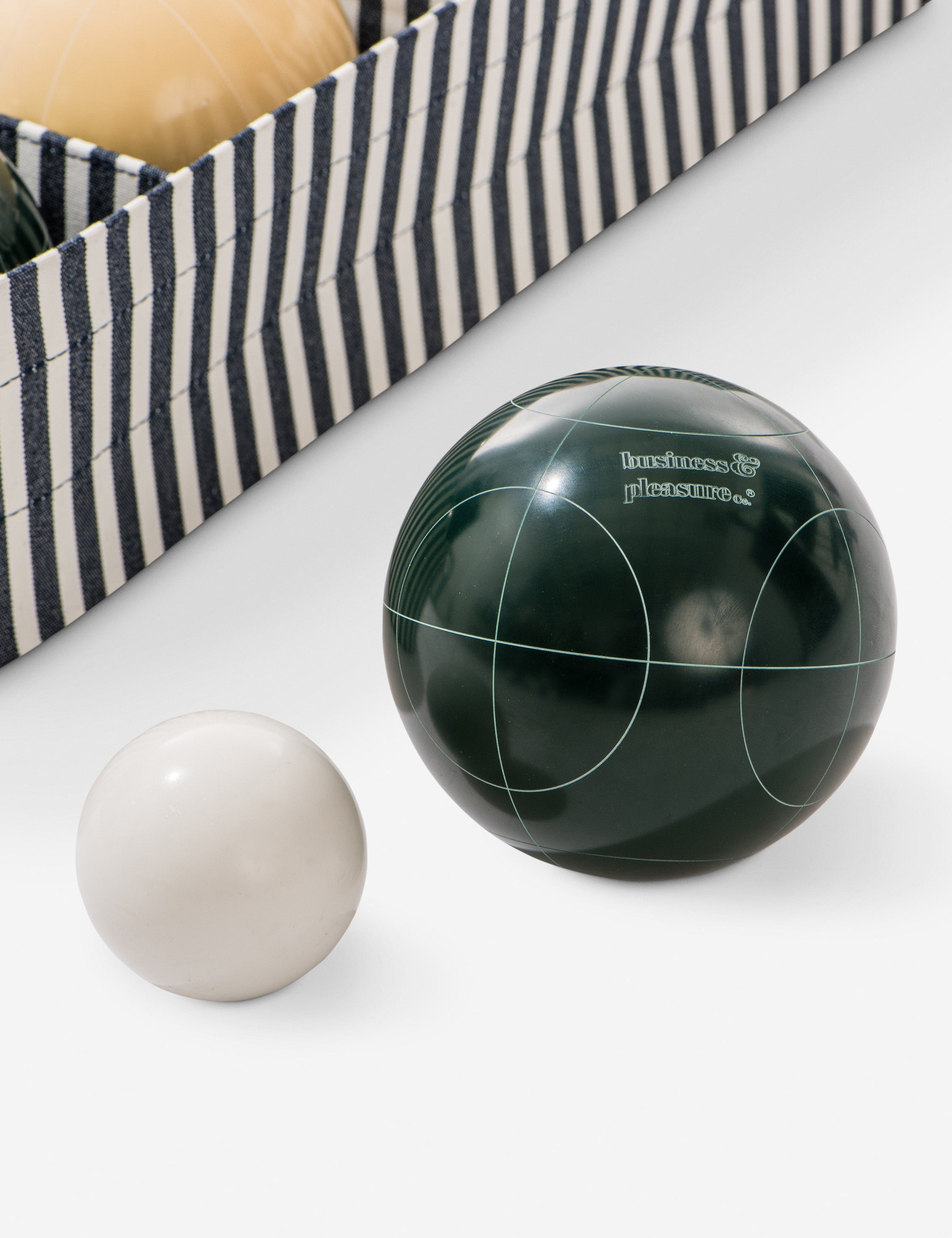 Premium Bocce Ball Set for Outdoor Games - 90mm Regulation Size with Carrying Case - Perfect for Backyard, Beach, and Picnic Fun by Business & Pleasure Co.