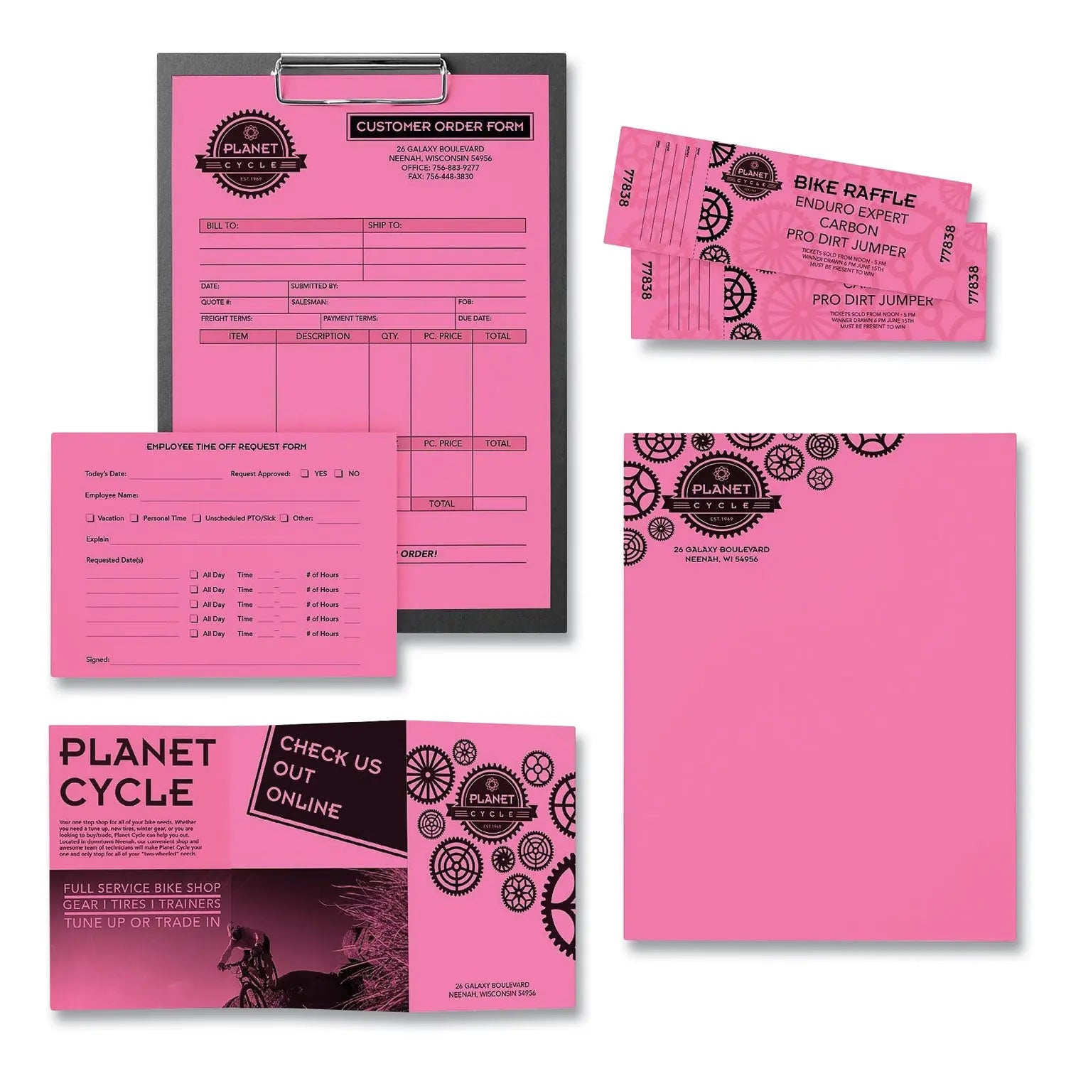 Astrobrights® Color Paper - 24 lb Bond Weight, 11 x 17 Inches, Pulsar Pink, 500 Sheets per Ream | Bright Colored Paper for Office, School, Crafts & DIY Projects