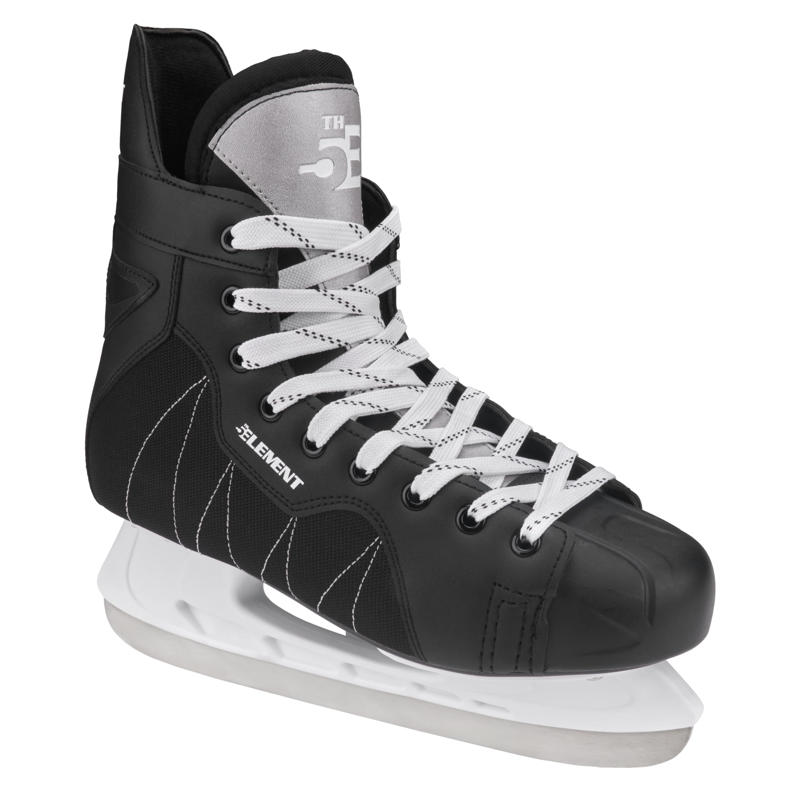 5th Element Stealth Ice Hockey Skates for Men - True-to-Size Fit, Moisture Resistant Liner - Perfect for Recreational Skating & Hockey Games - Indoor & Outdoor Ice Rink Use