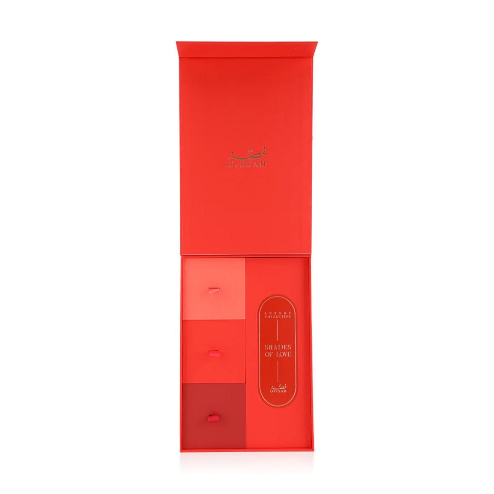 Shades of Love Perfume Set - 3 x 30ml Eau de Parfum for Women | Romantic Date Night & Special Occasion Gift