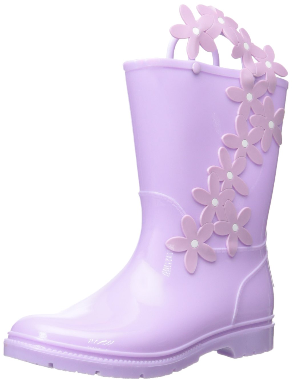 Waterproof Kids Flower Rain Boots - Non-Slip Garden Booties for Girls Outdoor Play, Puddle Jumping & Spring Adventures