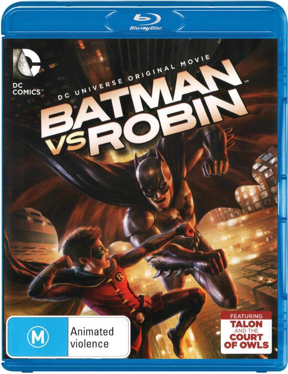 Batman VS Robin Blu-ray Movie - DC Comics Superhero Action Film - Perfect for Movie Nights & Comic Book Fans