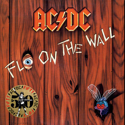 AC/DC Fly On the Wall 50th Anniversary Gold Vinyl LP Record - Limited Edition Collector's Item for Music Enthusiasts & Vinyl Collectors - Perfect for Home Listening, Gifts, and Music Collections