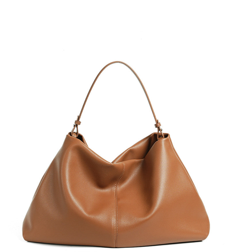 Premium Spacious Leather Shoulder Bag for Women - Stylish Crossbody Purse with Multiple Pockets - Perfect for Work, Travel & Everyday Use