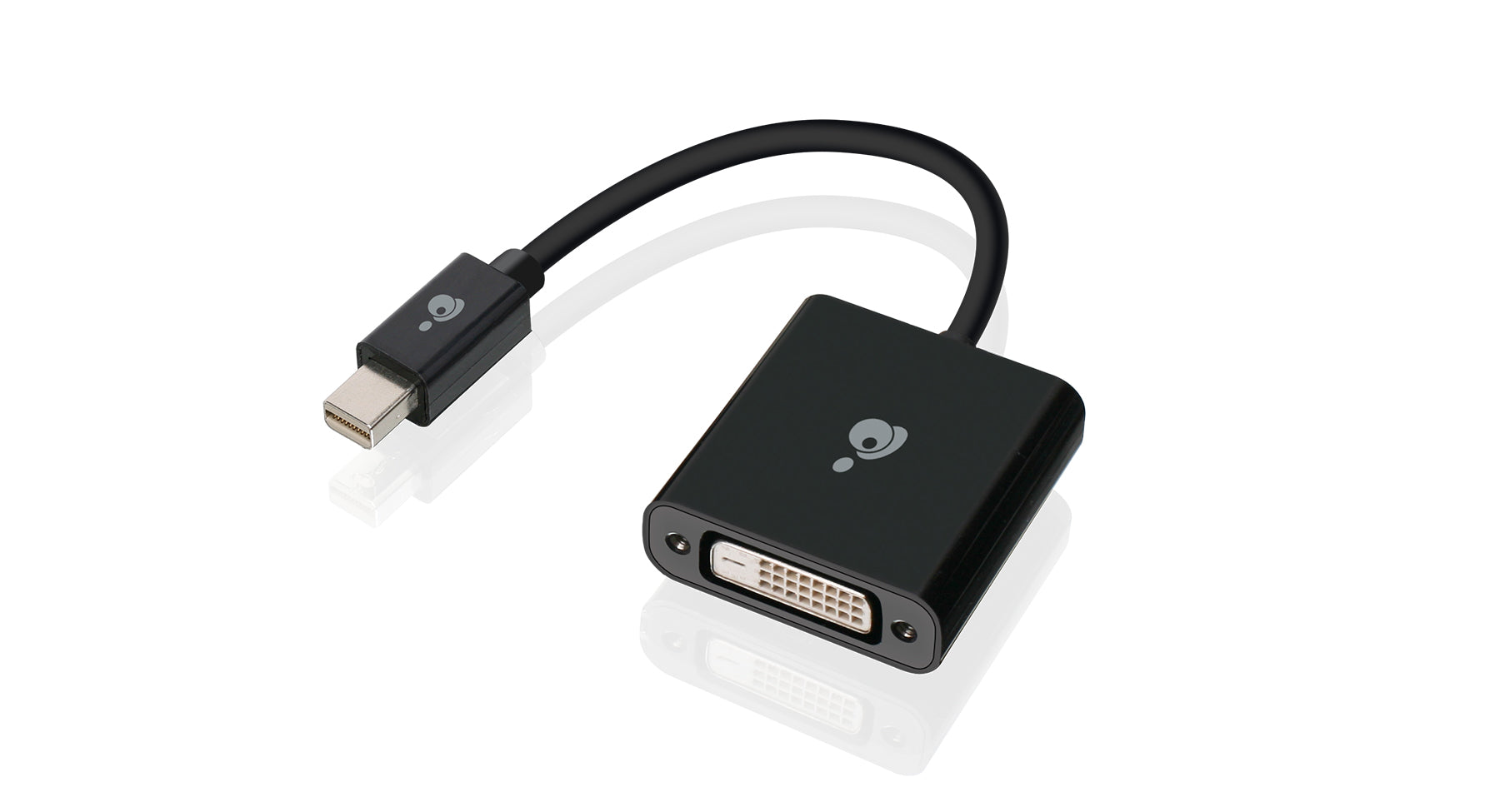 Active Mini DisplayPort to DVI Adapter 4K 30Hz - High-Speed Video Converter for MacBook, iMac, PC - Perfect for Gaming, Presentations & Home Theater Setups