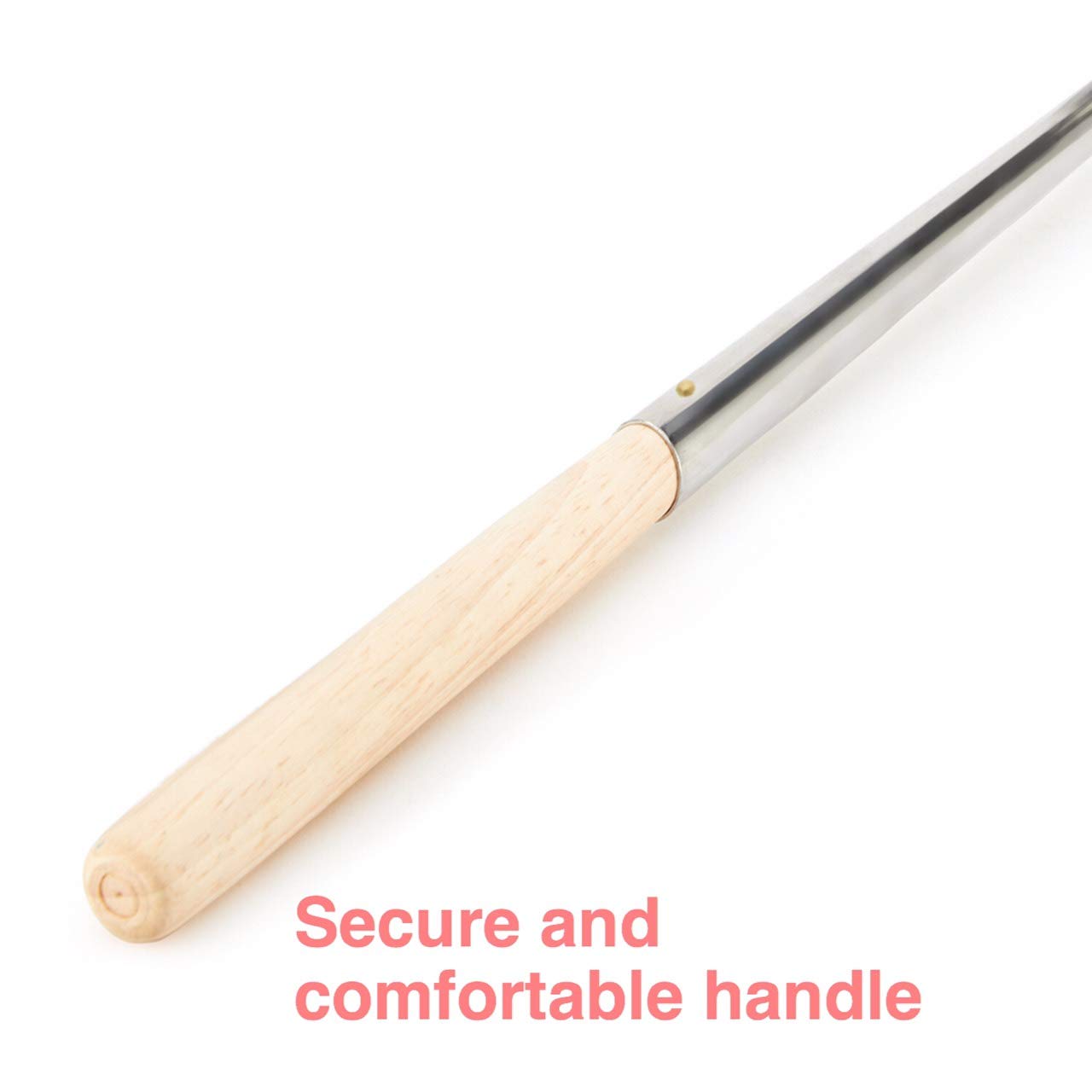 Premium Wooden Bamboo Wok Spatula and Ladle Set - Stainless Steel Kitchen Utensils for Stir-Frying, Cooking & Serving - Perfect for Asian Cuisine, Home Chefs & Restaurant Use