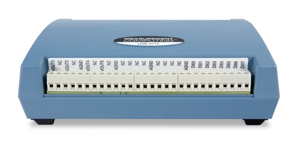 MCC USB-3100 Series: 16-Channel Analog Voltage Output USB Device (USB-3114) for Industrial Automation & Data Acquisition Systems