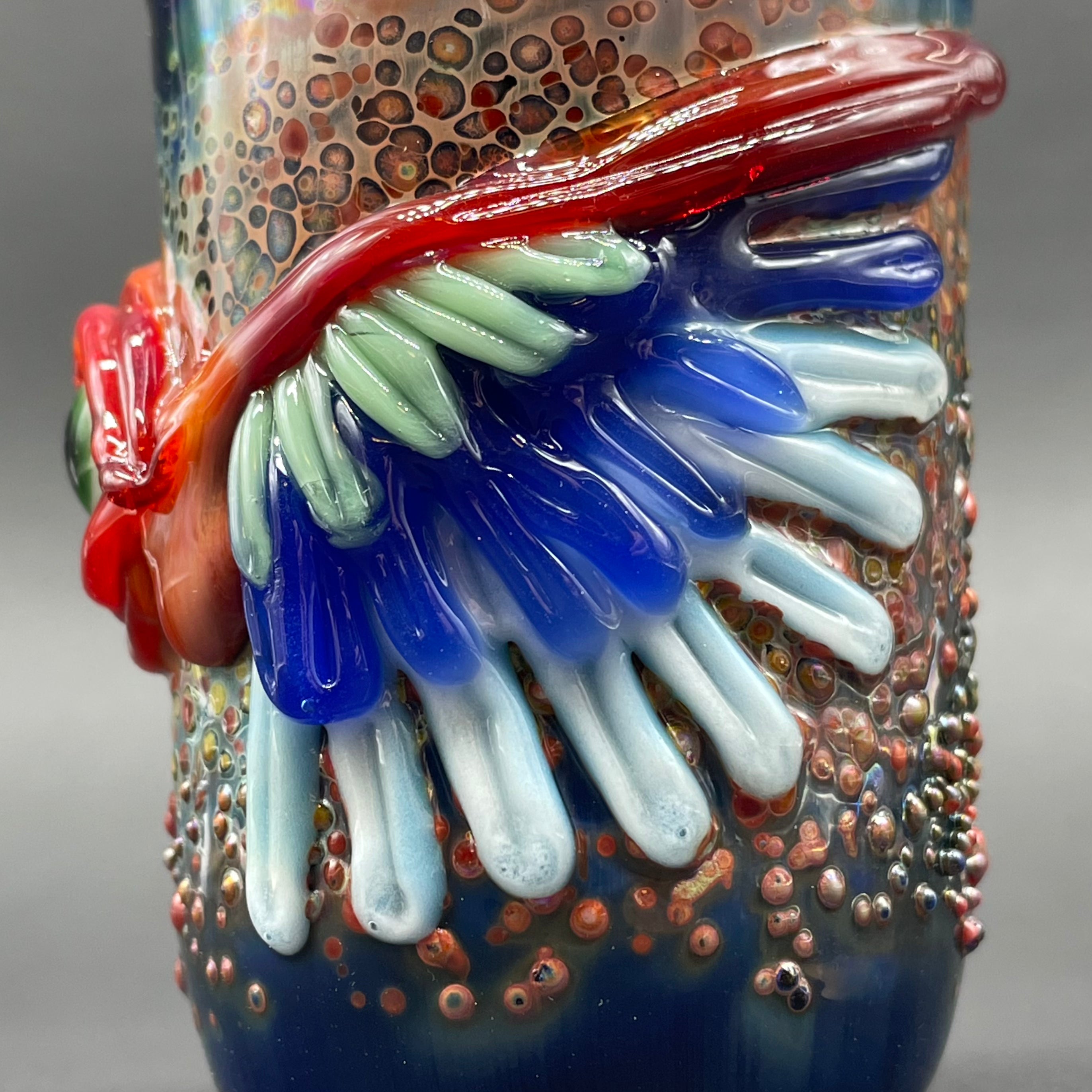 Winged Phoenix Decorative Cork Jar - Elegant Glass Storage Container for Spices, Herbs & Kitchen Essentials | Perfect for Home, Office & Gift Giving
