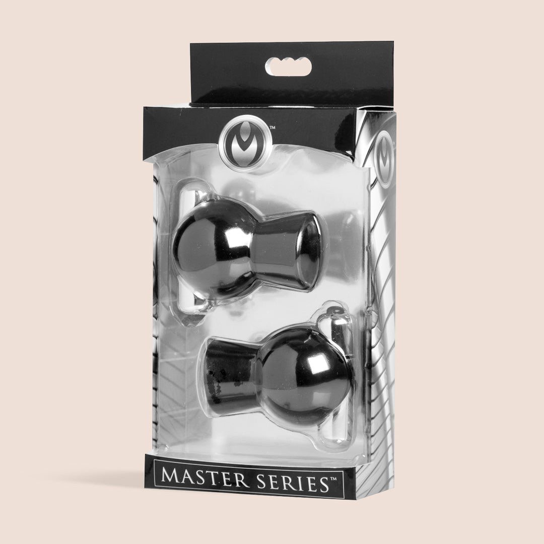 Reverb Vibrating Nipple Suckers with Bullet Vibrator - Sensual Pleasure for Couples & Solo Play - Perfect for Foreplay, BDSM & Intimate Massage