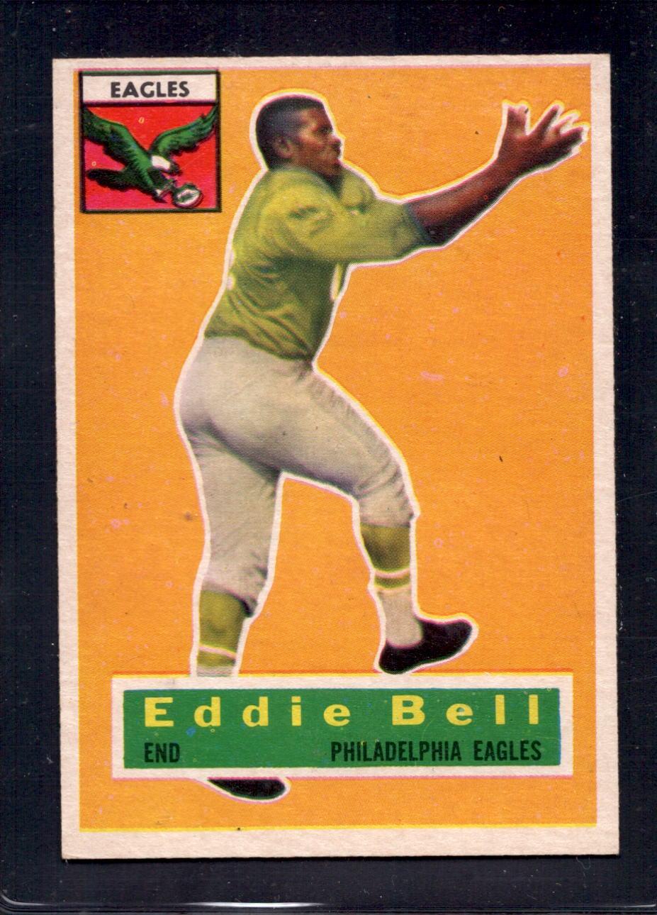 1956 Topps #4 Eddie Bell Eagles Football Card - Vintage NFL Collectible for Sports Memorabilia & Trading Card Enthusiasts - Perfect for Display, Investment, and Gift Giving