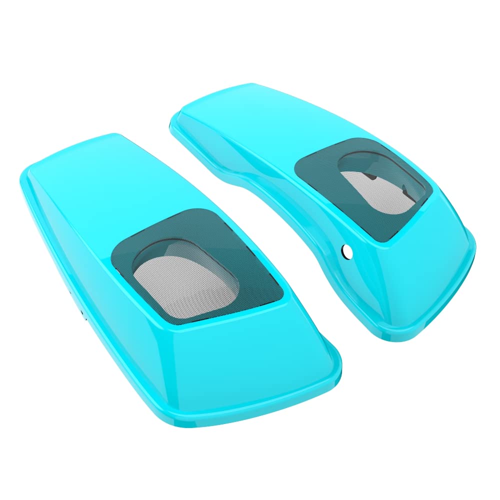 Color Matched 6X9 Saddlebag Speaker Lids for 2014+ Harley Davidson Touring Bikes - Perfect for Road Trips & Custom Audio Upgrades