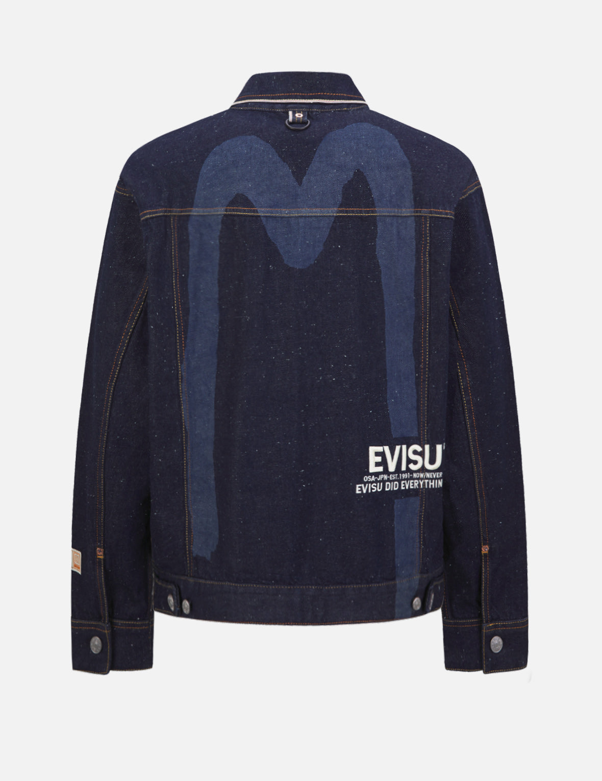 Brushstroke Daicock Distressed Denim Jacket for Men - Vintage Washed Denim Coat with Unique Paint Splatter Design | Perfect for Casual Outfits, Streetwear & Urban Fashion