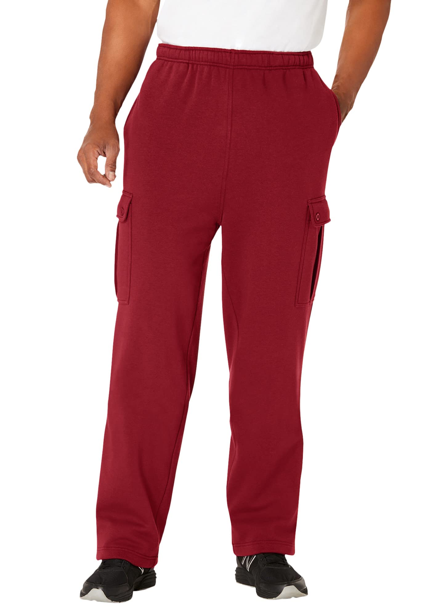 KingSize Men's Big & Tall Thermal Waffle-Lined Cargo Pants - Winter Workwear for Outdoor Activities & Cold Weather Comfort