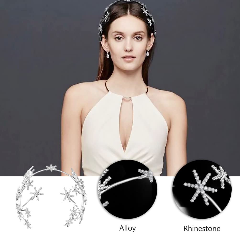 Sparkling Rhinestone Tiara Headband for Girls - Elegant Wedding, Birthday & Bridal Hair Accessory - Perfect for Princess Parties, Pageants & Special Occasions