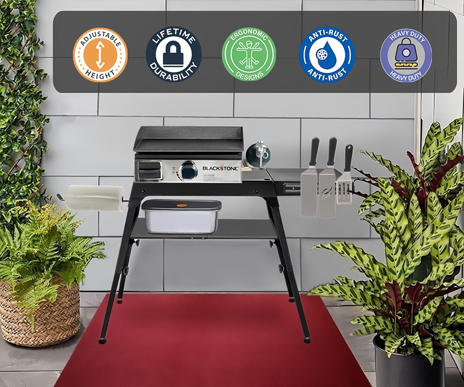 Heavy Duty Grill Griddle Stand for Blackstone 22