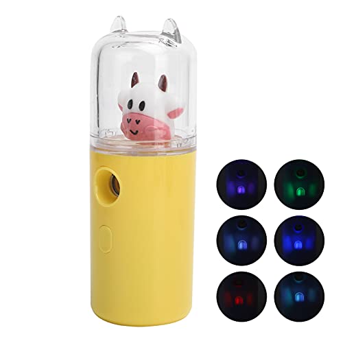 Hydrating Facial Mist Spray - Portable Moisturizing Face & Hand Spray for Women & Girls - Travel-Friendly, Refreshing & Cooling (Yellow) | Perfect for Dry Skin, On-the-Go Hydration & Summer Refreshment