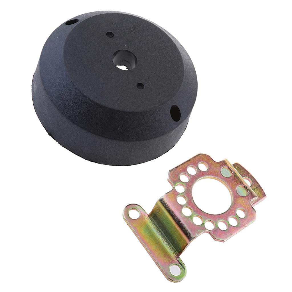 90 Degree Bezel Marine Boat Rotary Steering Mounting Kit - Heavy Duty Stainless Steel for Smooth Steering Control - Perfect for Yachts, Fishing Boats & Watercrafts