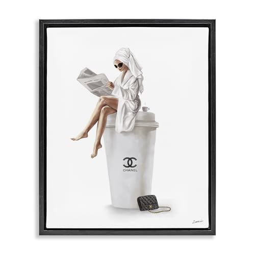 Black Floater Framed