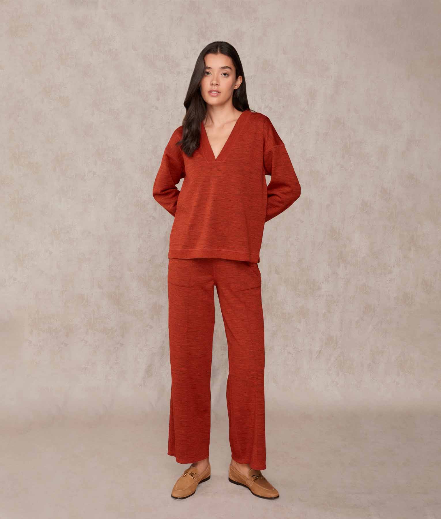 Soft & Cozy Alpaca Cotton V-Neck Sweater for Women - Lightweight & Breathable for Casual Wear, Office, and Fall Layering