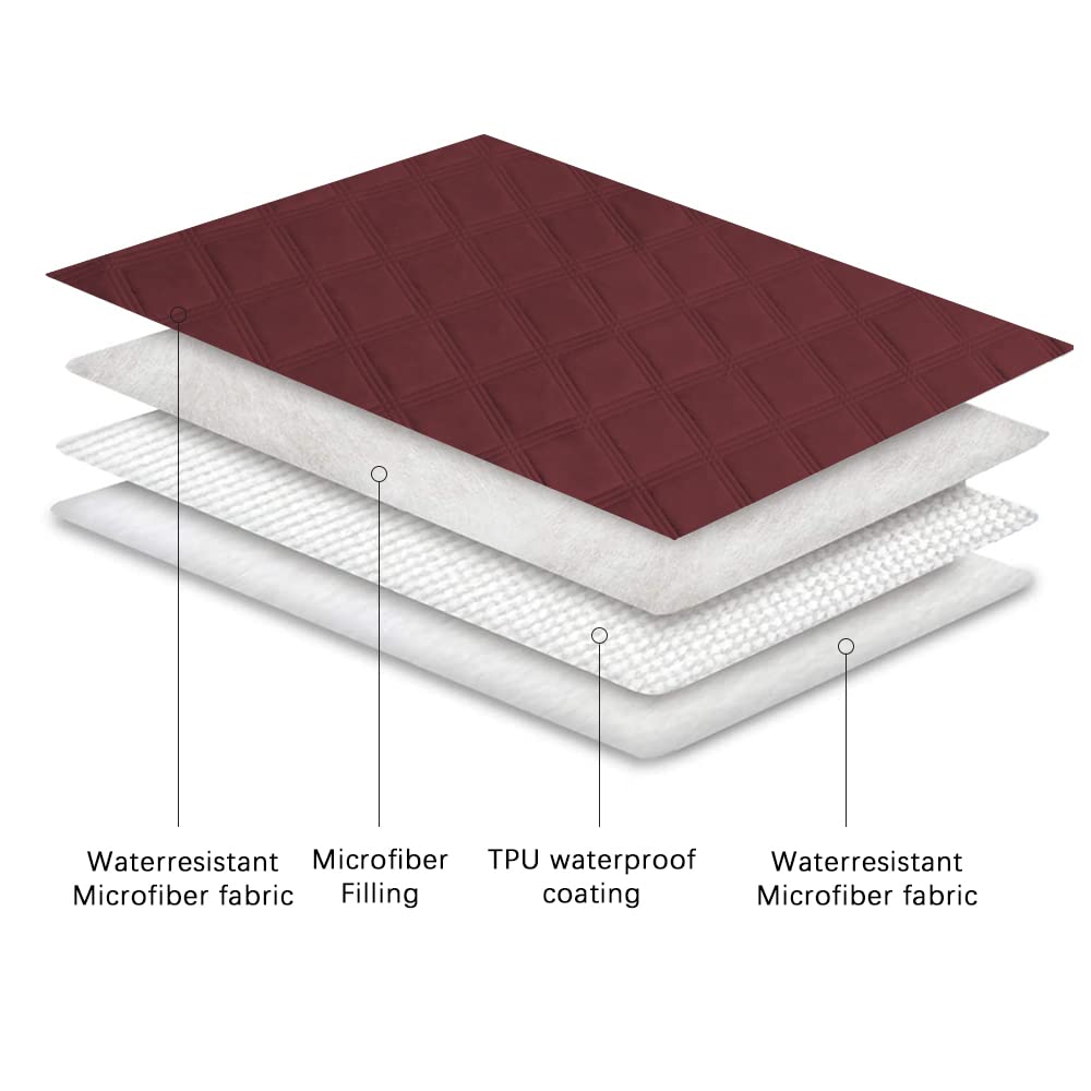 Ameritex Waterproof Dog Bed Cover - Non-Slip Pet Blanket for Furniture Protection, Couch & Sofa - Ideal for Indoor Use, Travel, and Pet-Friendly Homes