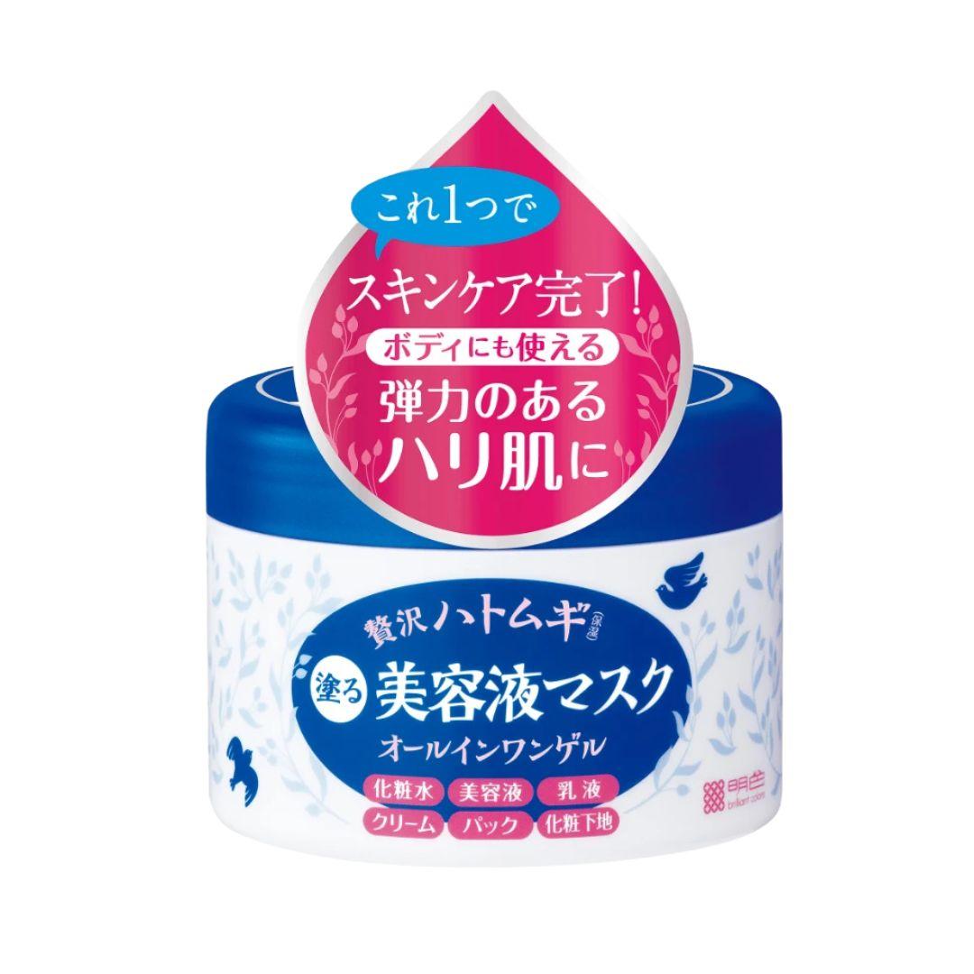 Meishoku Hyalmoist All In One Gel Cream for Face & Body - 200g Hydrating Moisturizer with Hyaluronic Acid | Perfect for Dry Skin Care & Daily Hydration Routine