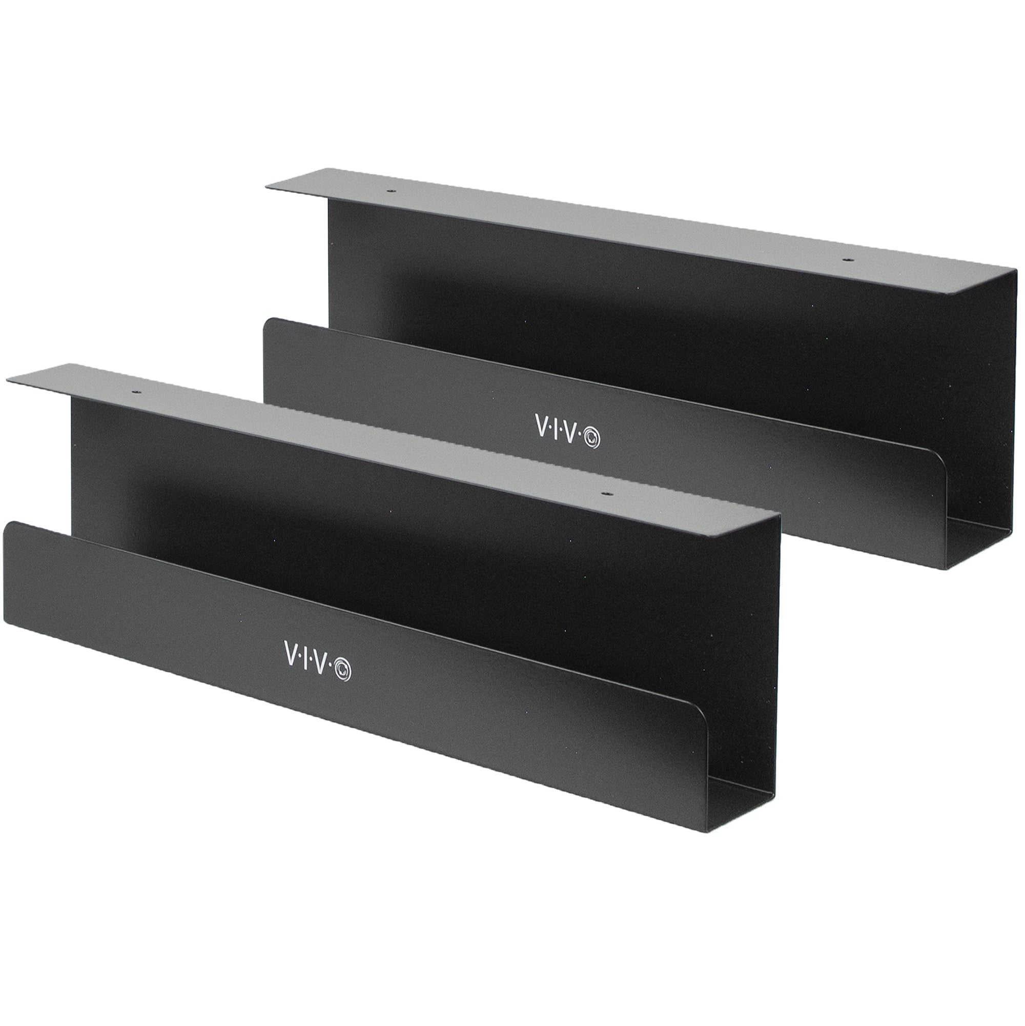 Under Desk Cable Management Tray - Organize Wires & Cords for Home Office & Gaming Setup | Neat Computer Desk Accessories for Workspace Organization