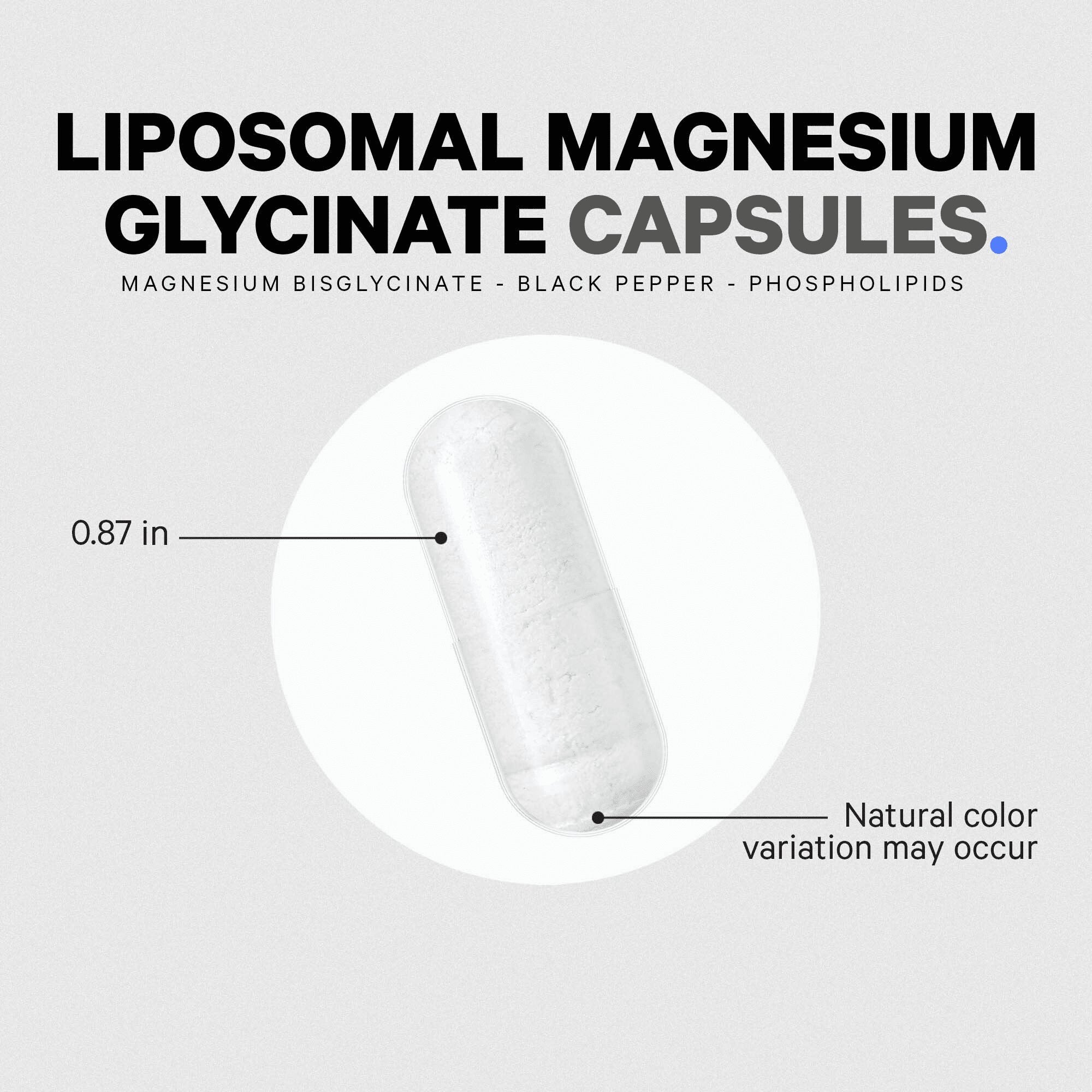 Codeage Liposomal Magnesium Glycinate Supplement - Premium Bioavailable Magnesium for Stress Relief, Sleep Support & Muscle Recovery - Ideal for Athletes, Busy Professionals & Health-Conscious Individuals